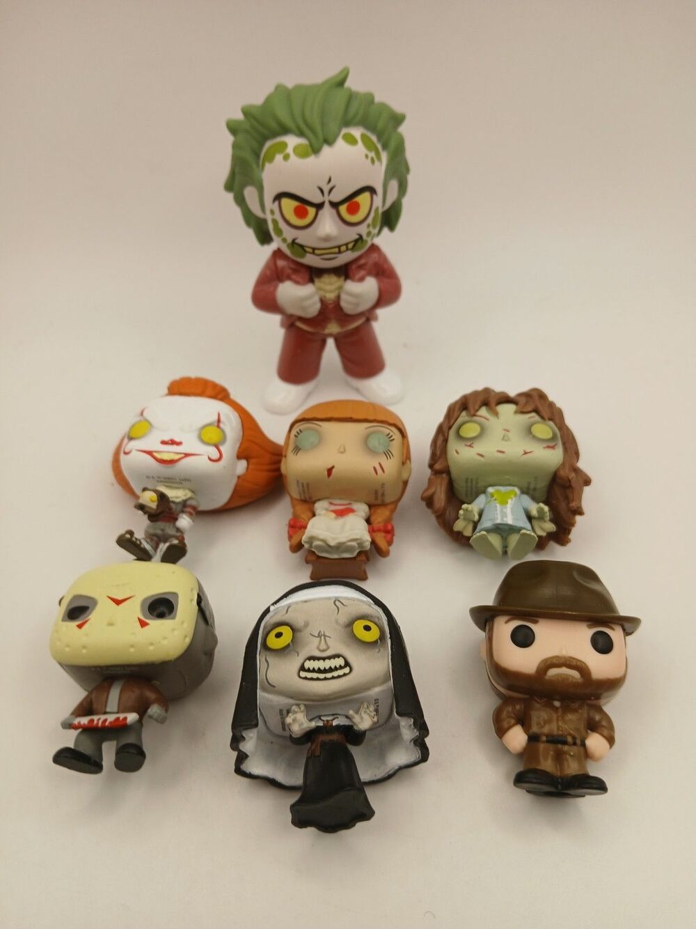 Lot 7 Funko Pop! Vinyl: Horror Beetlejuice Jason Stranger Things Annabelle IT